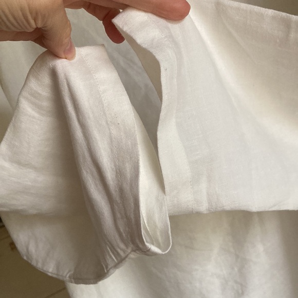 Zara linen white top - Picture 7 of 11